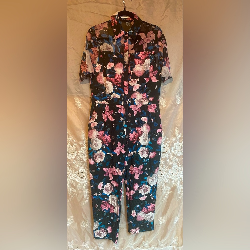 Erdem Vale Floral Jumpsuit